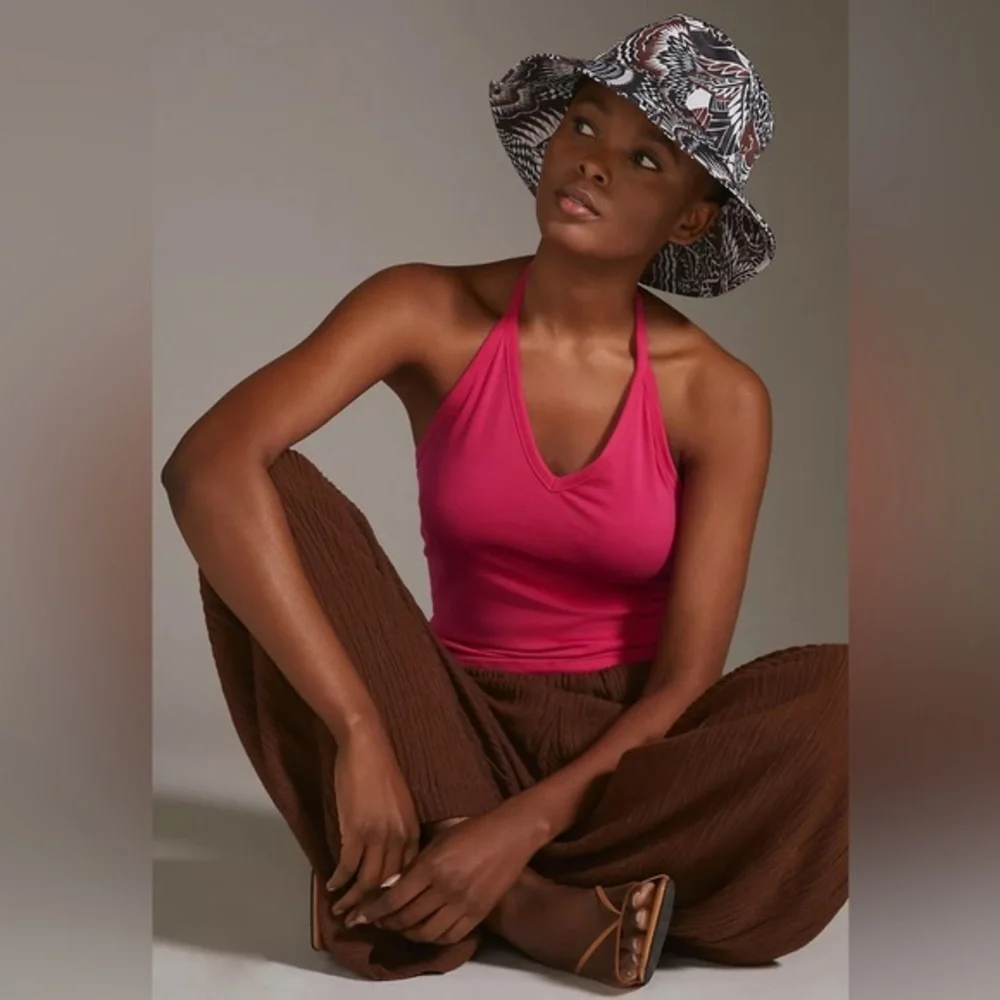 Ribbon-Tie Bucket Hat